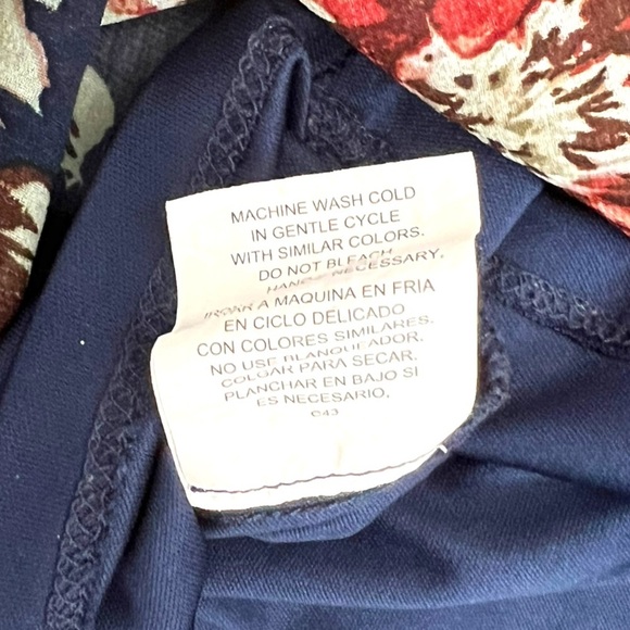 Lily Star White and Blue High-Low Midi Dress - Picture 13 of 13